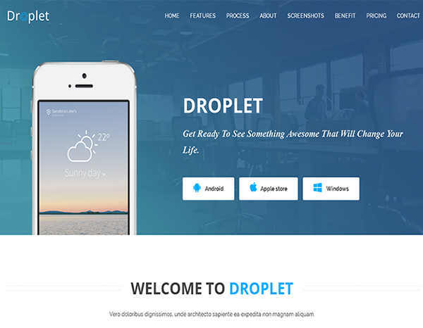 Template Landing Pages LA-01