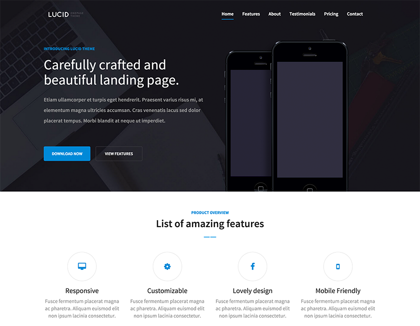 Template Landing Pages LA-04