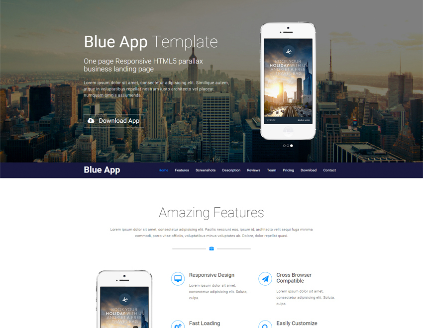 Template Landing Pages LA-06