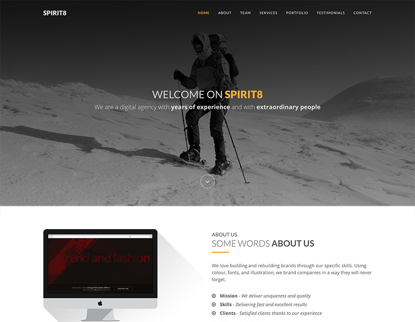 Template Landing Pages LA-08