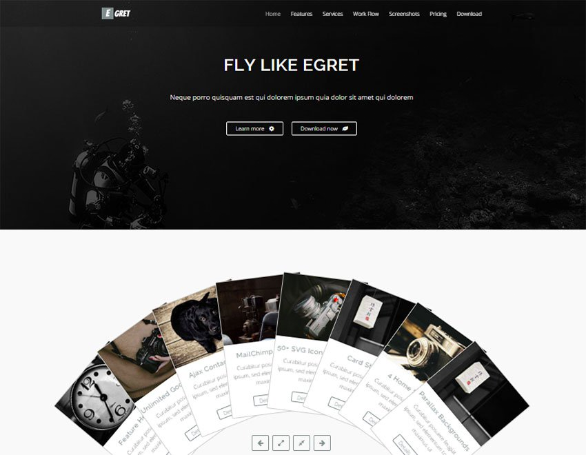 Template Landing Pages LA-09