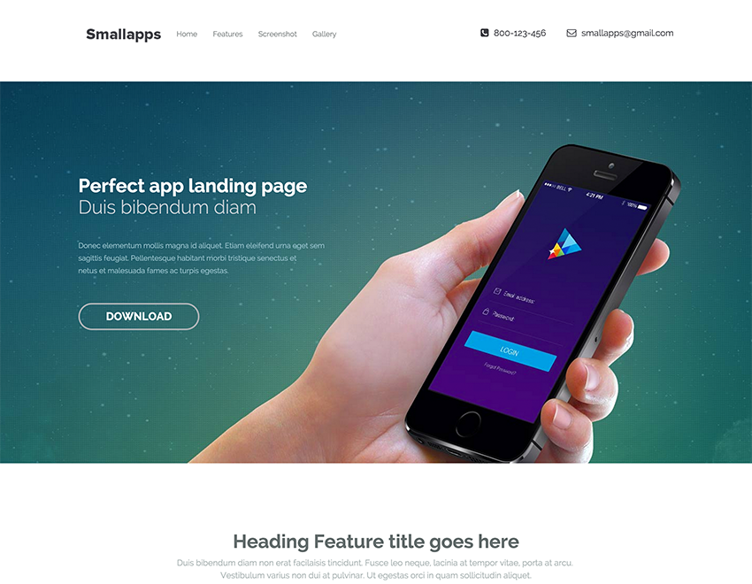 Template Landing Pages LA-11
