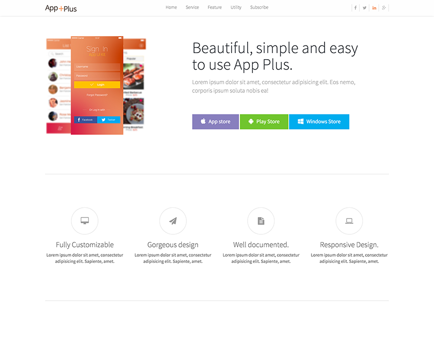 Template Landing Pages LA-13